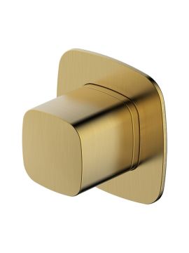 RAK Petit Square Single Outlet Concealed Shower Valve Gold
