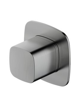 RAK Petit Square Single Outlet Concealed Shower Valve Nickel