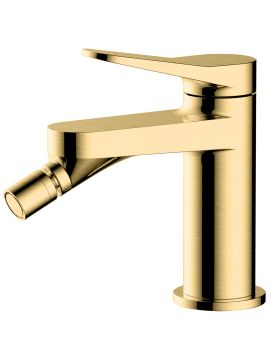 RAK Petit Round Bidet Mixer Tap Gold