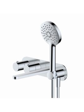 RAK Petit Round Concealed Thermostatic Bath Shower Mixer Chrome