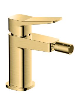 RAK Petit Square Bidet Mixer Tap Gold