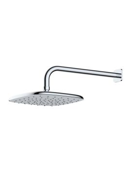 RAK Petit Square Shower Head and Arm Chrome