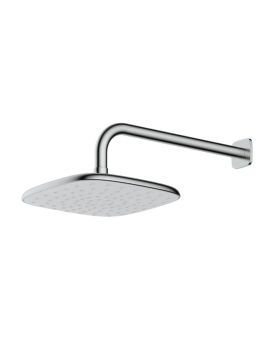 RAK Petit Square Shower Head and Arm Nickel