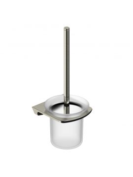 RAK Petit Square Toilet Brush Nickel