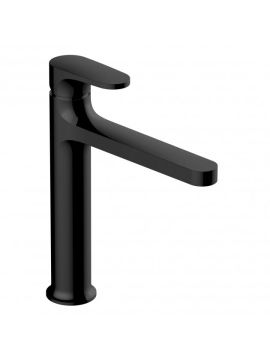 RAK Portofino Medium Basin Mixer Tap Black