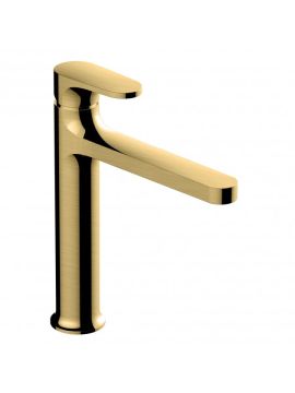 RAK Portofino Medium Basin Mixer Tap Gold