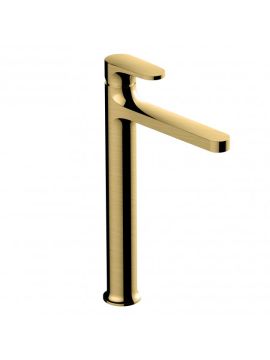 RAK Portofino Tall Basin Mixer Tap Gold
