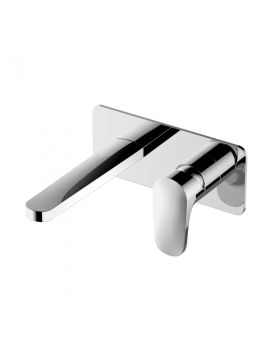 RAK Portofino Wall Mounted Basin Mixer Tap Chrome