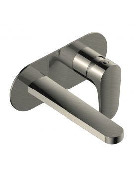 RAK Portofino Wall Mounted Basin Mixer Tap Nickel