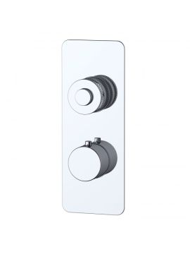 RAK Prima Tech Single Outlet Thermostatic Vertical Concealed Valve Chrome
