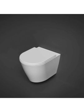 RAK Resort Wall Hung Rimless Toilet with Soft Close Sandwich Seat