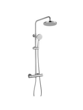 RAK Round Exposed Thermostatic Mixer Shower Cool Touch Chrome
