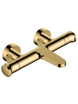 RAK Sorrento Bath Shower Mixer Exposed Tap Gold