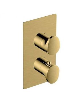 RAK Sorrento Single Outlet Thermostatic Concealed Valve Gold