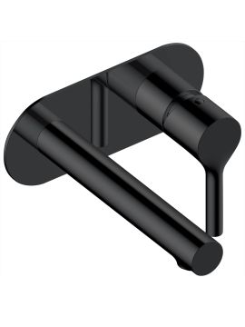 RAK Sorrento Wall Mounted Basin Mixer Tap Black