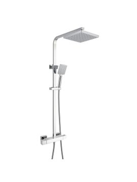 RAK Square Exposed Thermostatic Mixer Shower Cool Touch Chrome