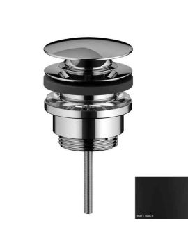 RAK Universal Acrylic Brass Basin Waste Black