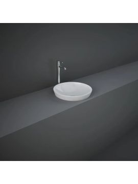 RAK Variant Round Drop In Washbasin 360 with no tap holes