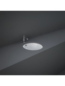 RAK Variant Round Under Counter Washbasin 360 with no tap holes