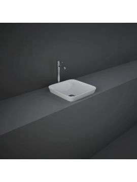 RAK Variant Square Drop In Washbasin 360 with no tap holes