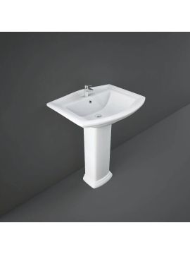 RAK Washington 650mm Washbasin and Pedestal