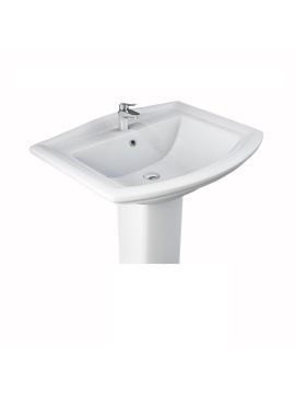 RAK Washington 650mm Washbasin and Semi Pedestal