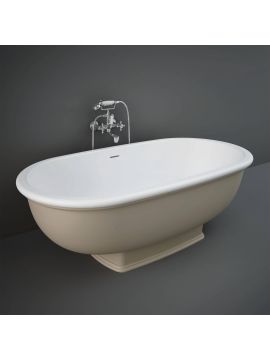 RAK Washington Freestanding Bathtub 1560x810mm Cappuccino