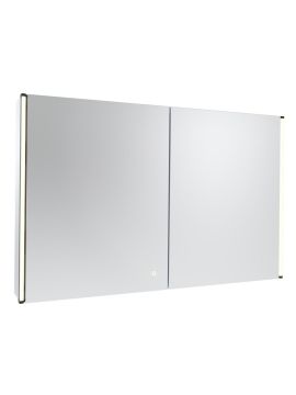 Tavistock Facade Single Door Illuminated Mirrored Cabinet - 1041mm x 664mm