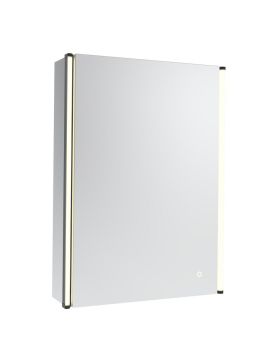 Tavistock Facade Single Door Illuminated Mirrored Cabinet - 481mm x 664mm