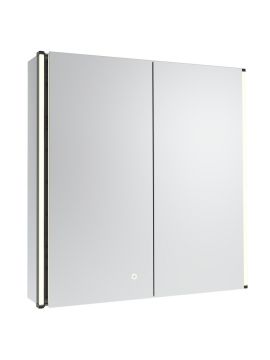 Tavistock Facade Single Door Illuminated Mirrored Cabinet - 641mm x 664mm