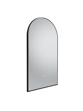 Tavistock Oxygen Arch Illuminated Mirror - 500mm x 900mm - Black