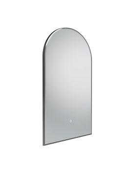 Tavistock Oxygen Arch Illuminated Mirror - 500mm x 900mm - GunMetal