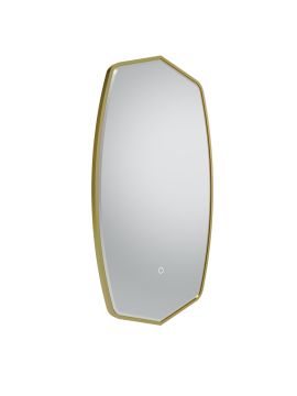 Tavistock Oxygen Traditional Illuminated Mirror - 450mm x 800mm - Brushed Brass