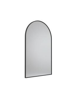Tavistock Verge Arch Non-illuminated Mirror - 500mm x 800mm - Black