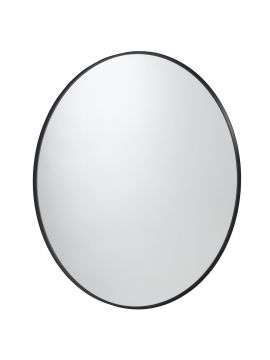 Tavistock Verge Circular Non-illuminated Mirror - 600mm x 600mm - Black