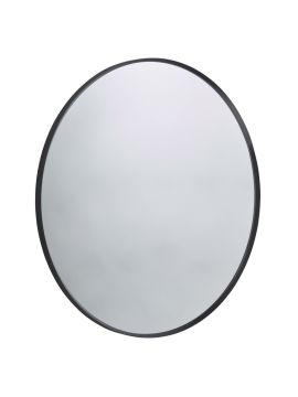Tavistock Verge Circular Non-illuminated Mirror - 800mm x 800mm - Black