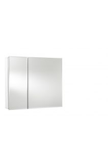 Hang 'n' Lock Halton Double Door Bi-View Cabinet Aluminium