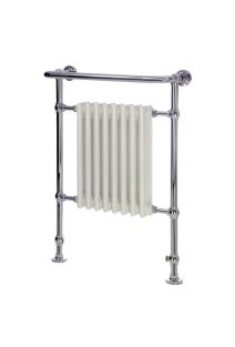 Portchester Straight Chrome/White Designer Radiator 945 x 640mm