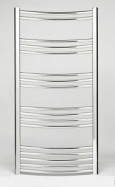 Hamilton Radiator Hamilton Curved Chrome Towel Radiator